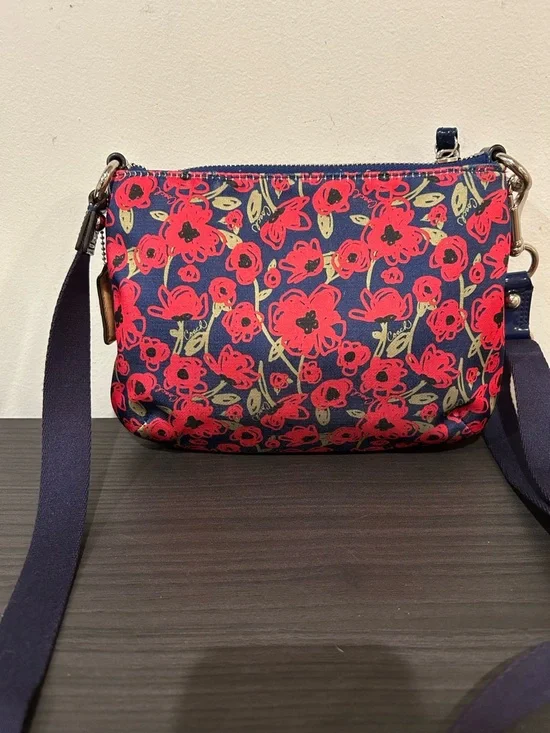 Coach Poppy "Poppy Dream" Floral Crossbody Bag EUC - Picture 10 of 13